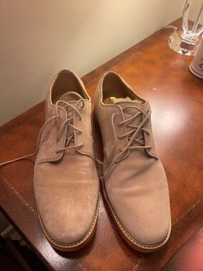 Cole Haan Men's Suede Chukka Boots in Light Taupe